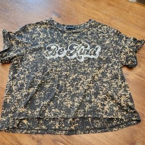 Zutter Be Kind Crop Top size Large